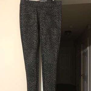 Animal print girls leggings pants size 10